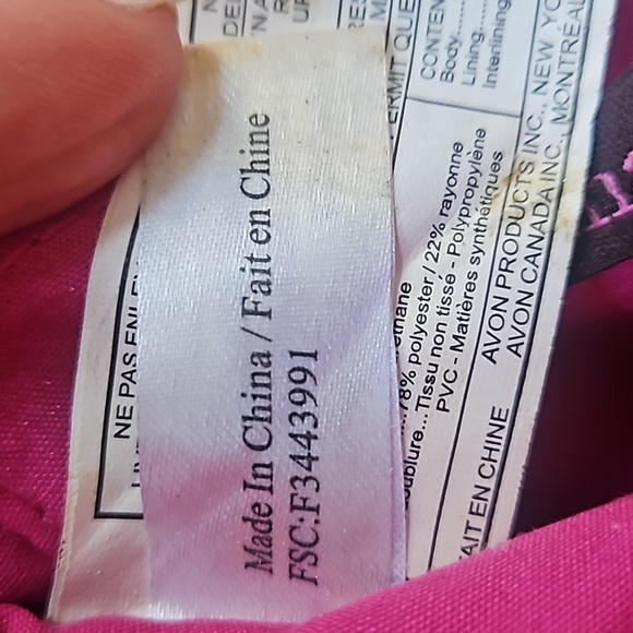 Mark / Avon black crossbody minibag with silvertone metal studs on front flap - Picture 8 of 16